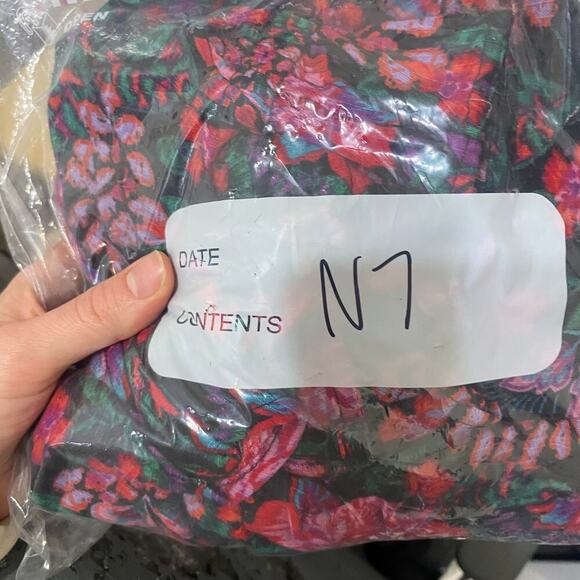 Terra & Sky womens 2X long sleeve pink blouse floral mulitcolor girly ruffle - Picture 11 of 11